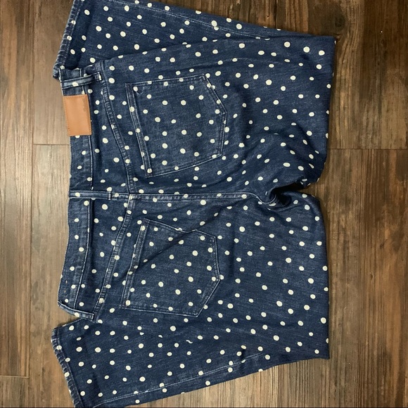 Madewell High Rise Slim Crop Boyjean - Polka Dot - Picture 6 of 9